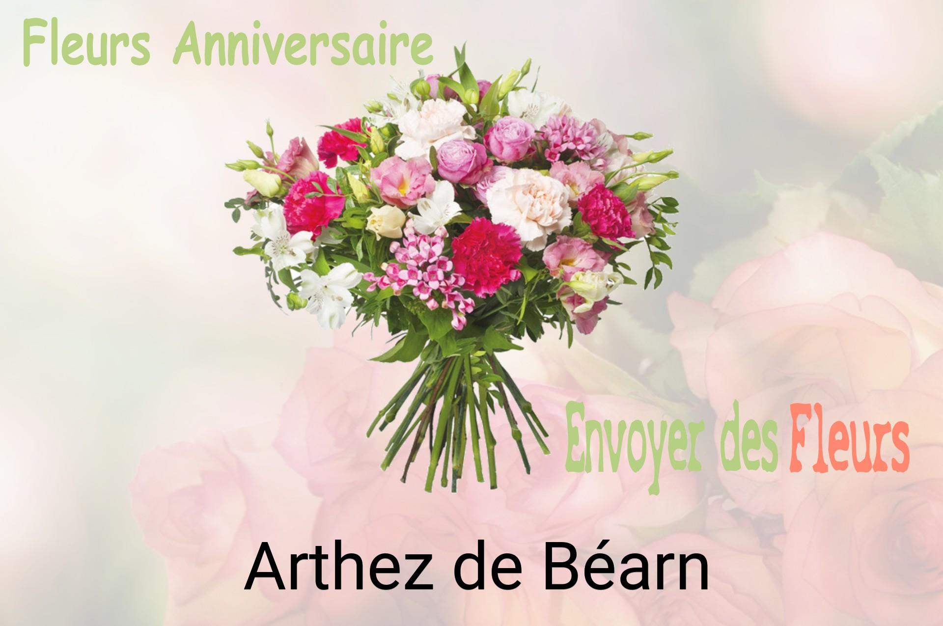 Bouquet de fleurs d’anniversaire livré à Arthez-de-Béarn