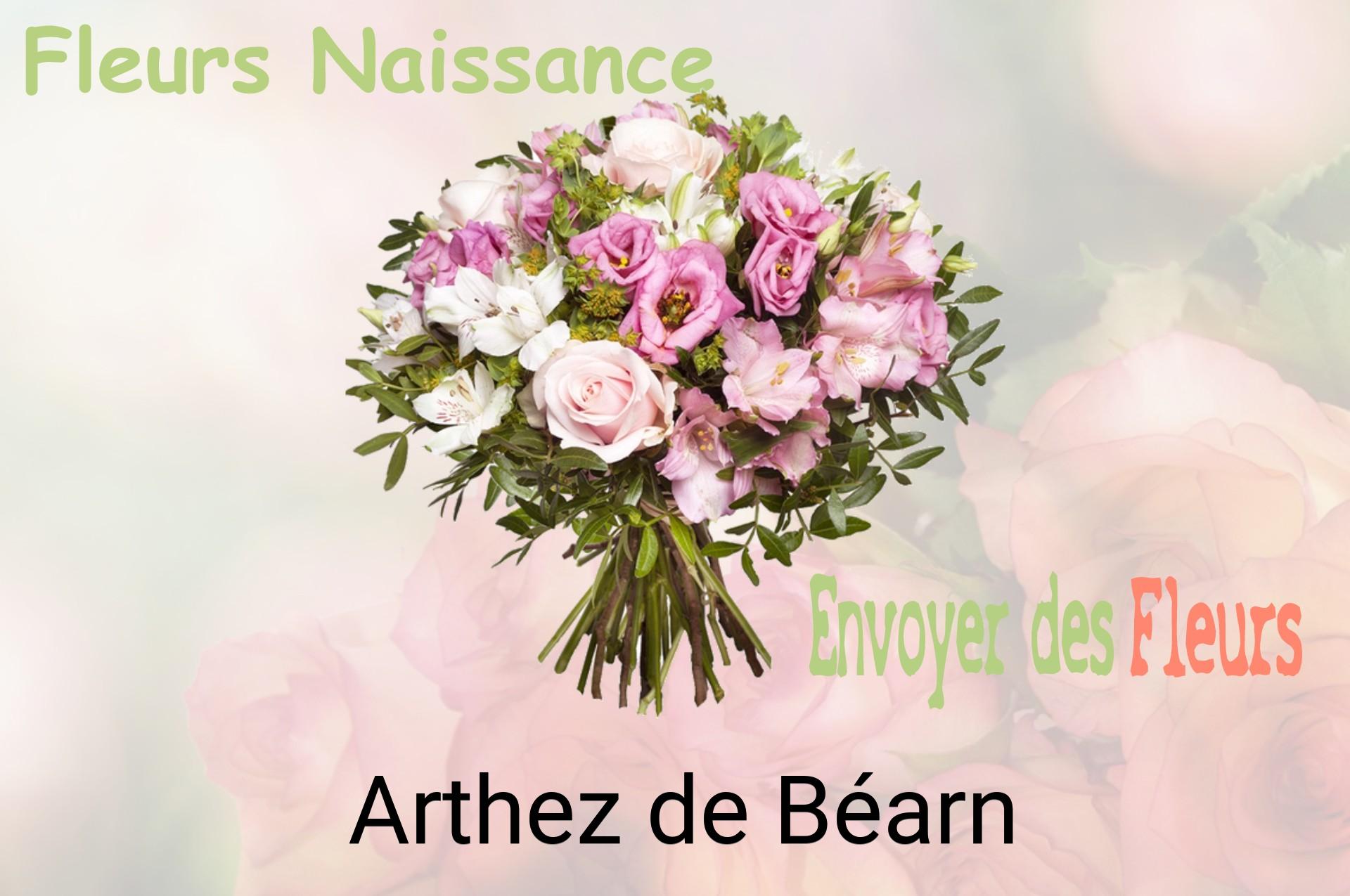Bouquet de fleurs de naissance livré à Arthez-de-Béarn